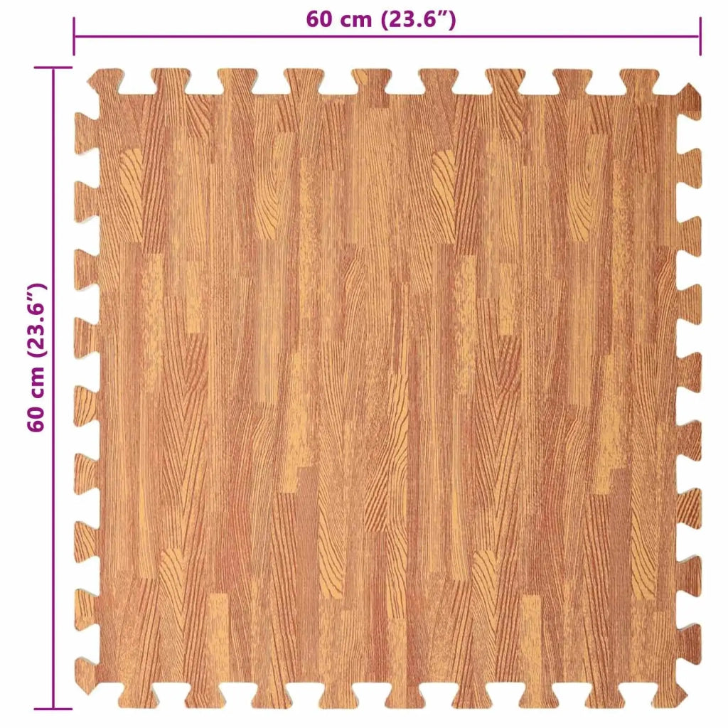Tappetino per piscina 12 pcs legno 4,32 ㎡ Schiuma EVA 3433275