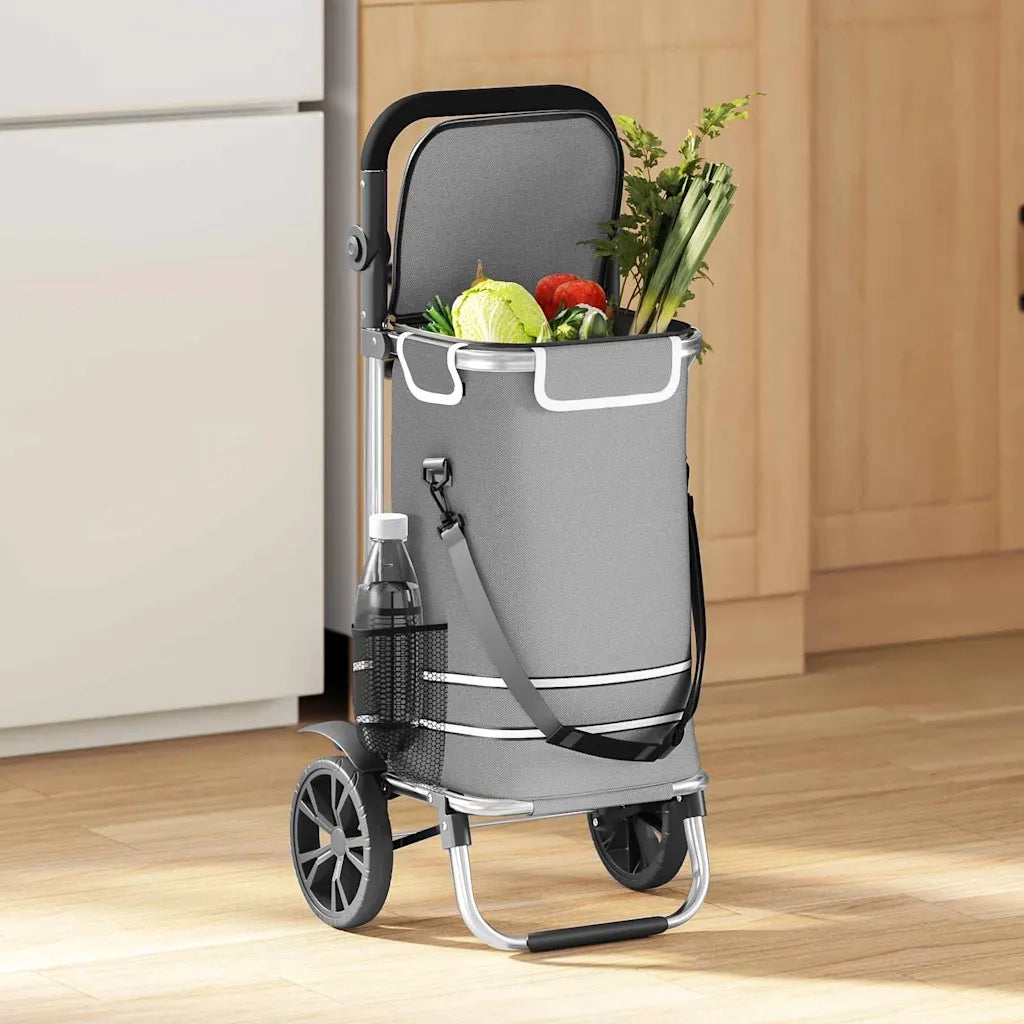 Carrello della spesa Grigio 36,5 x 46,5 x 100,5 cm CFW8290722