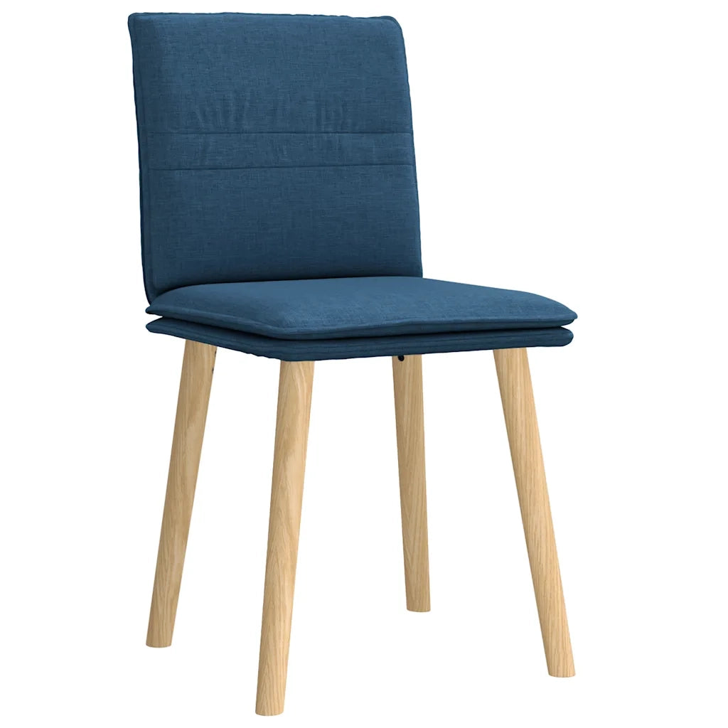 Sedie da Pranzo 2 pz Blu in Tessuto 4101263
