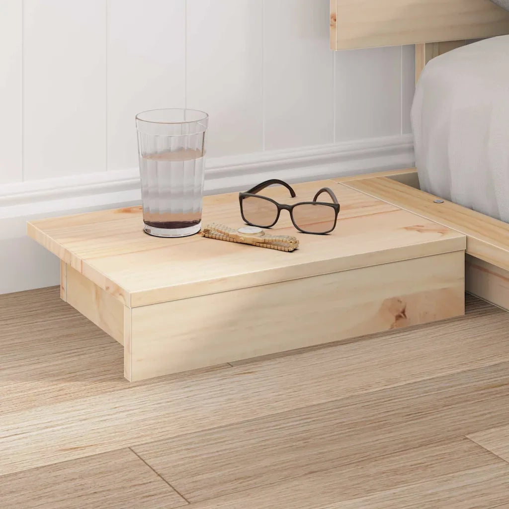 Struttura del letto-Giroletto Marrone 120 x 190 cm legno 815716