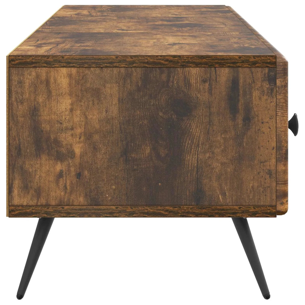 Mobile TV-Credenza per TV Rovere Fumo 147 x 34,5 x 30 cm Legno ingegnerizzato 792117