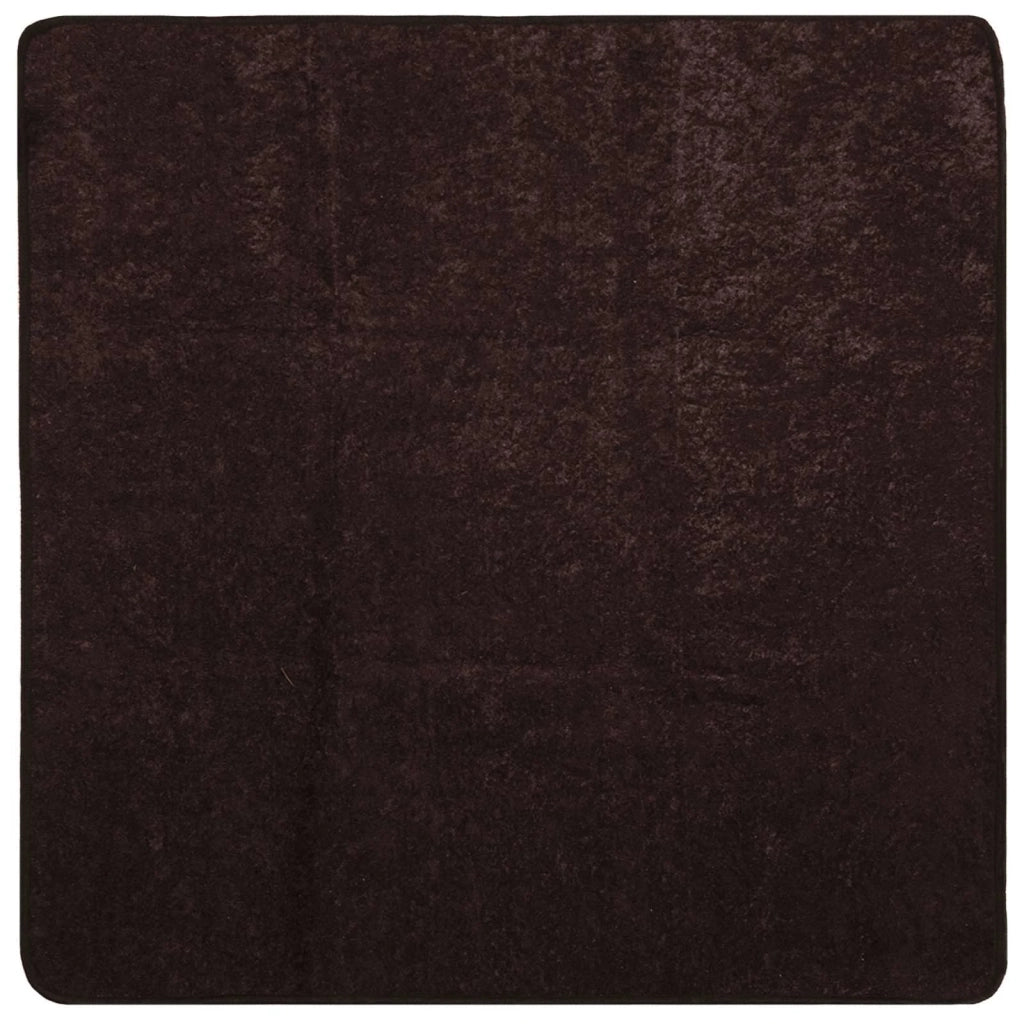 Runner Tappeto MARSA Antracite 100 x 100 cm Poliestere e PVC 42023174