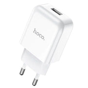 HOCO - CARICABATTERIE DA RETE USB-A 2A - BIANCO