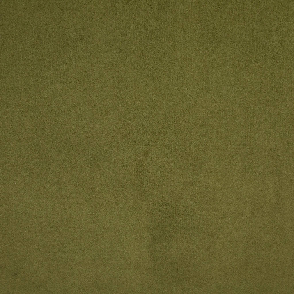 Poltrona scandinava in legno di hevea e velluto, verde kaki