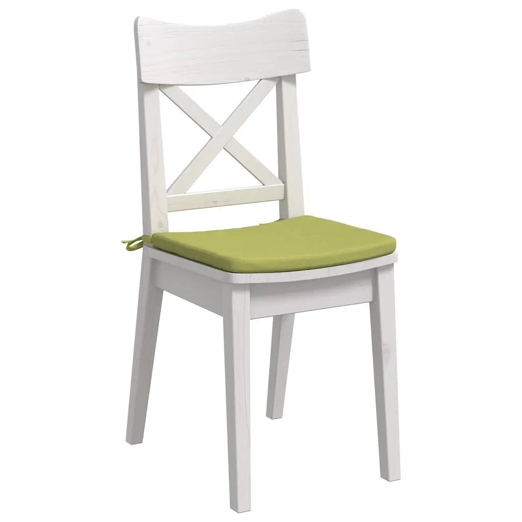 Cuscini per Seduta 4 pcs Verde chiaro 40 x 40 x 3 cm Tessuto 42015199