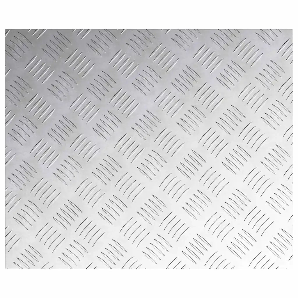 Gradini per Scale 2 pz | Tappetini per scale autoadesivi Argento 60 x 50 cm Alluminio