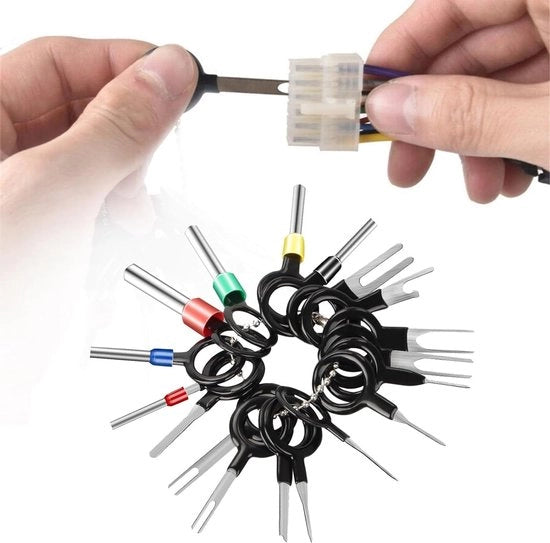 Kit di eiettore per terminali - strumento di riparazione automatico con 12 pezzi
