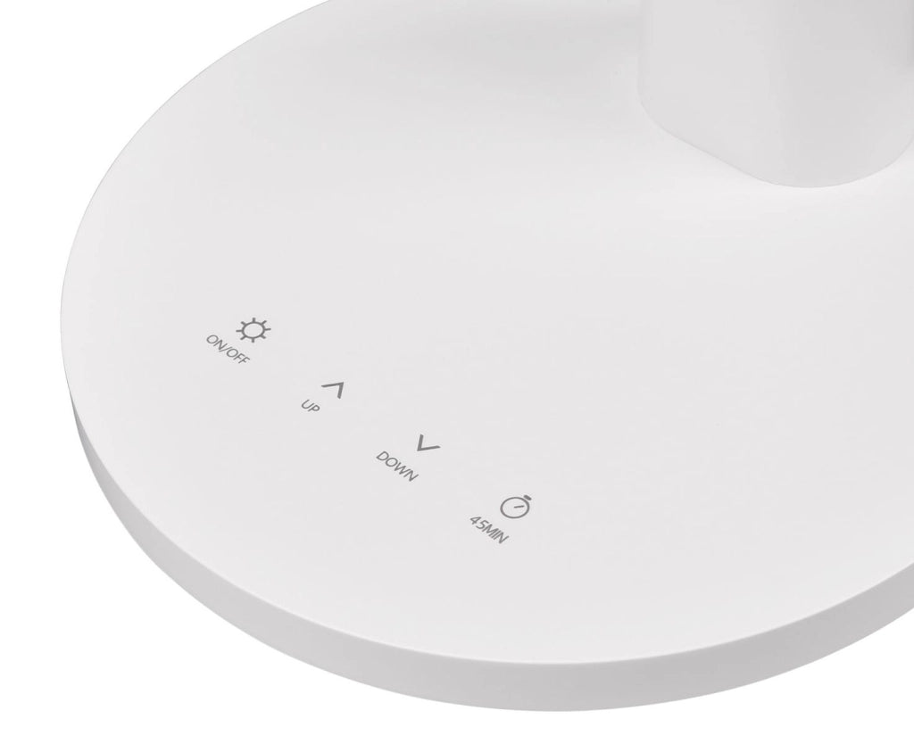 Lampada scrivania SALLY bianca LED 8W dimmer timer
