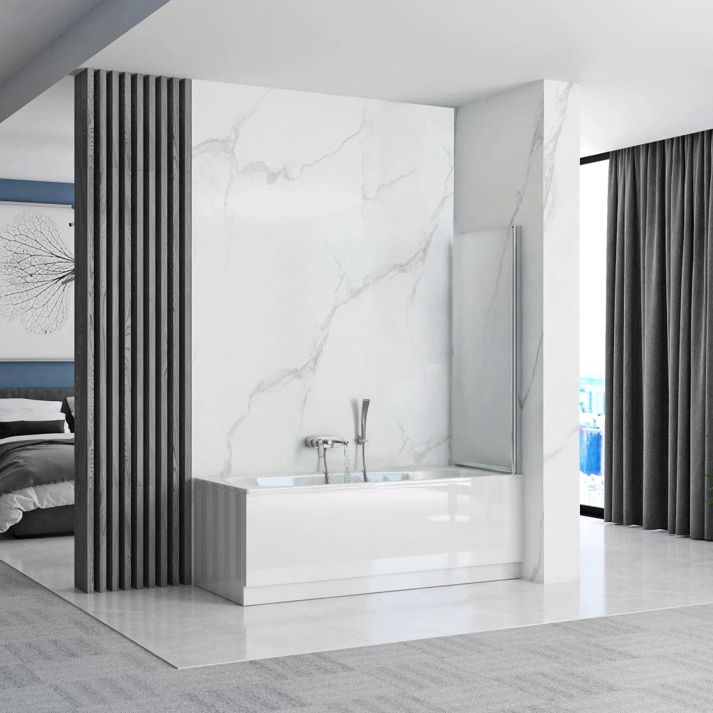 Schermo Vasca Mobile Rea Lagos 70 Chrome