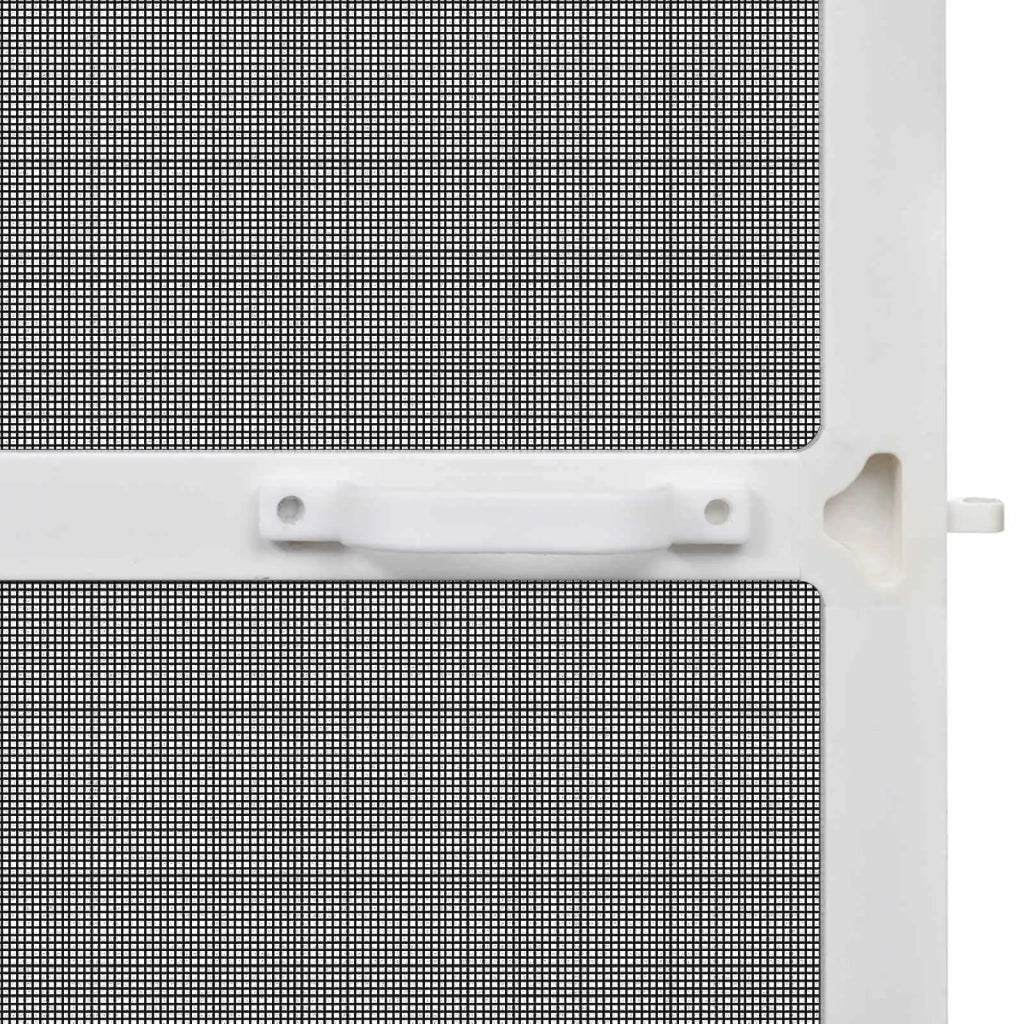 Schermo Insetti a Battente Bianco e Nero 100 x 215 cm 42047047