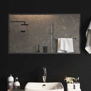 Specchio da bagno LED Trasparente 90 x 50 cm vetro temperato 42045820