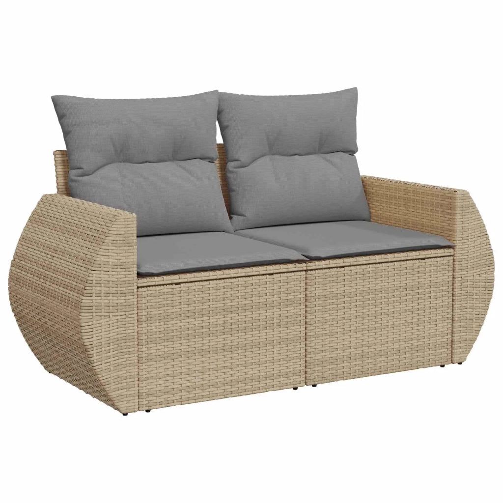 Set di divani 6 pz Beige e Grigio Chiaro 3447521
