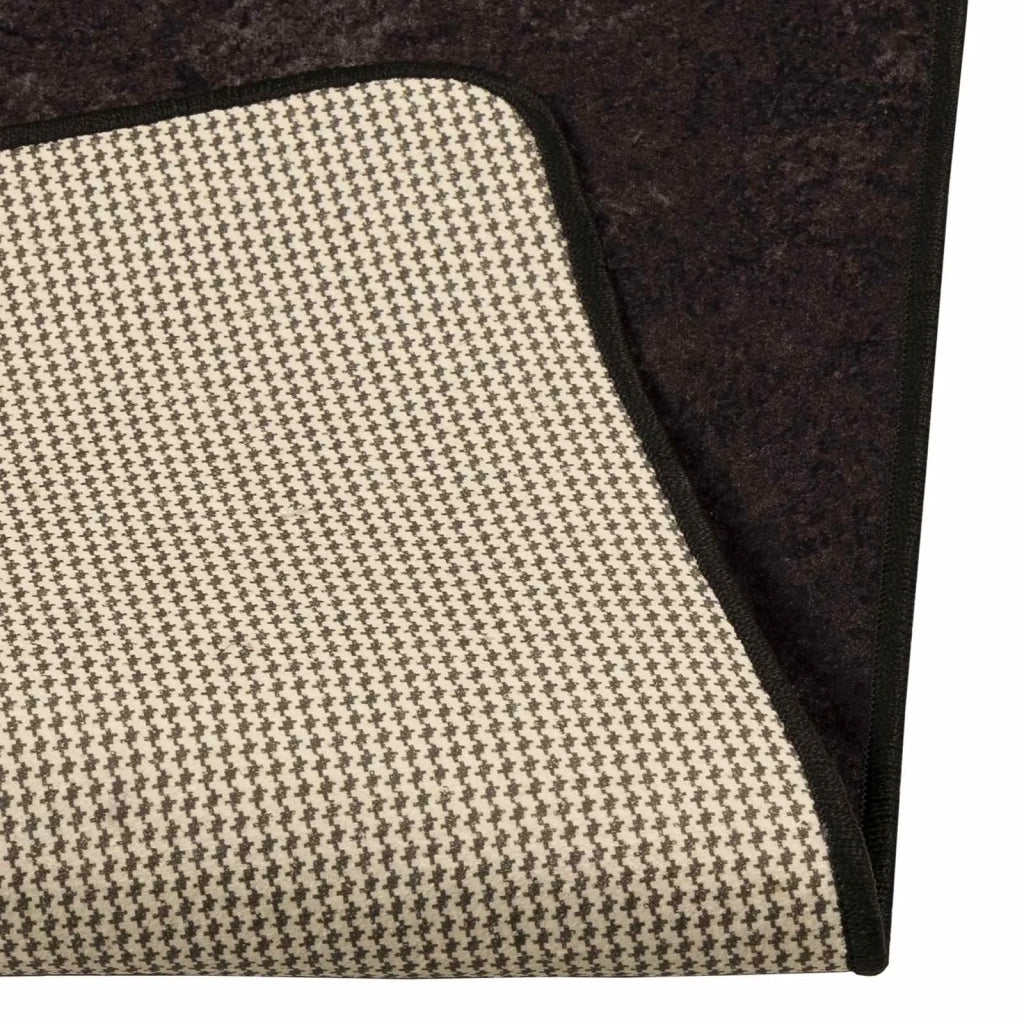 Runner Tappeto MARSA Antracite 100 x 100 cm Poliestere e PVC 42023174