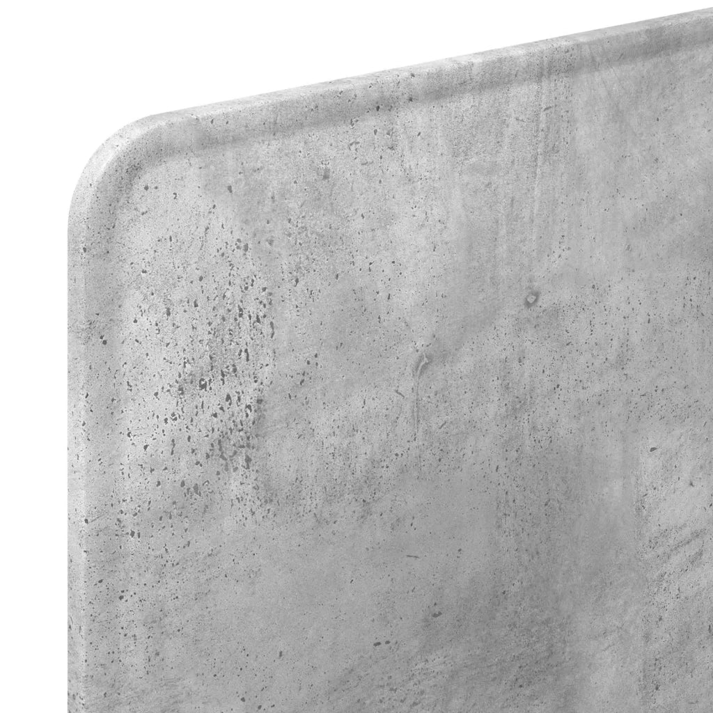 Testiera Grigio cemento Legno ingegnerizzato 887916