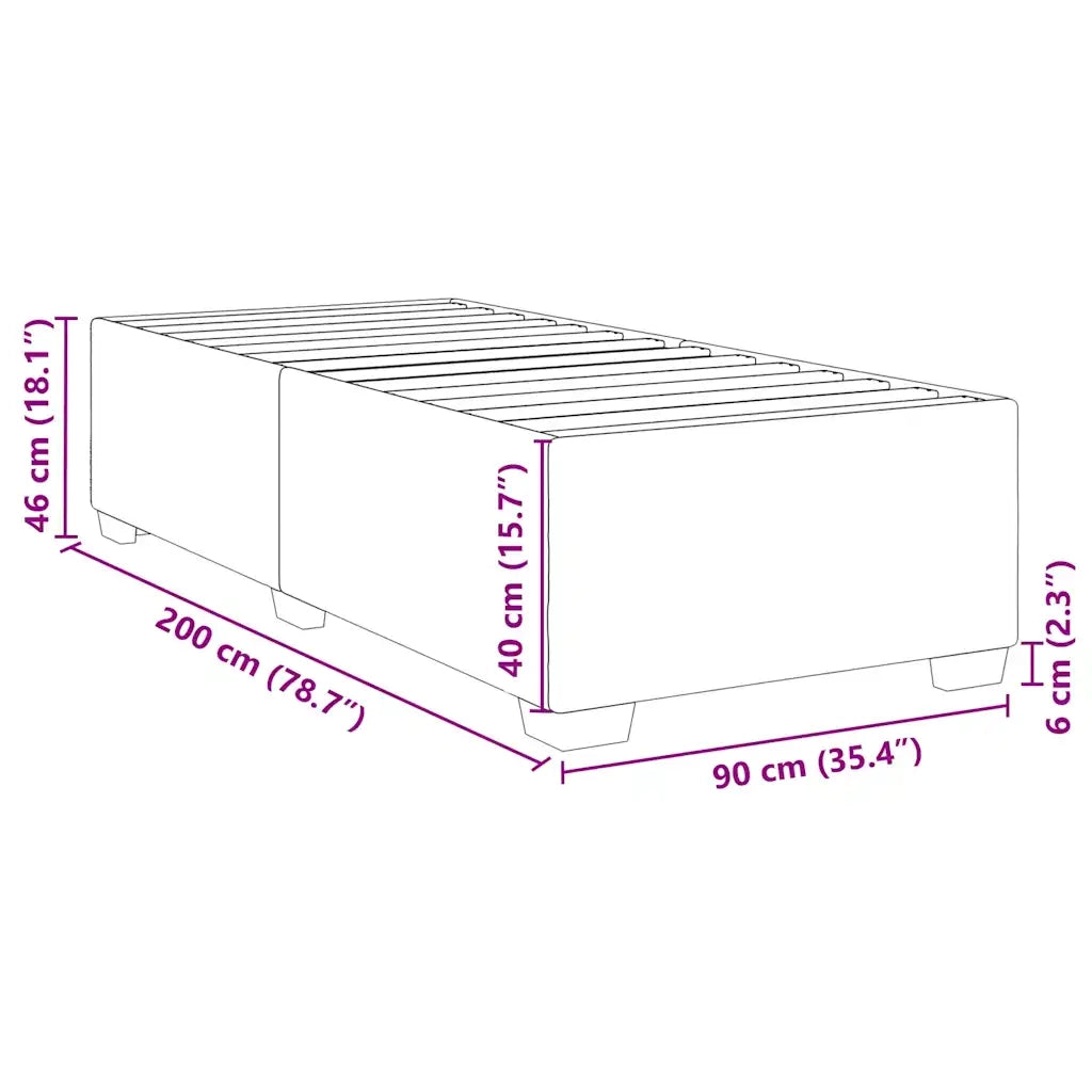 Giroletto Blu 90x200 cm in Velluto 3284611