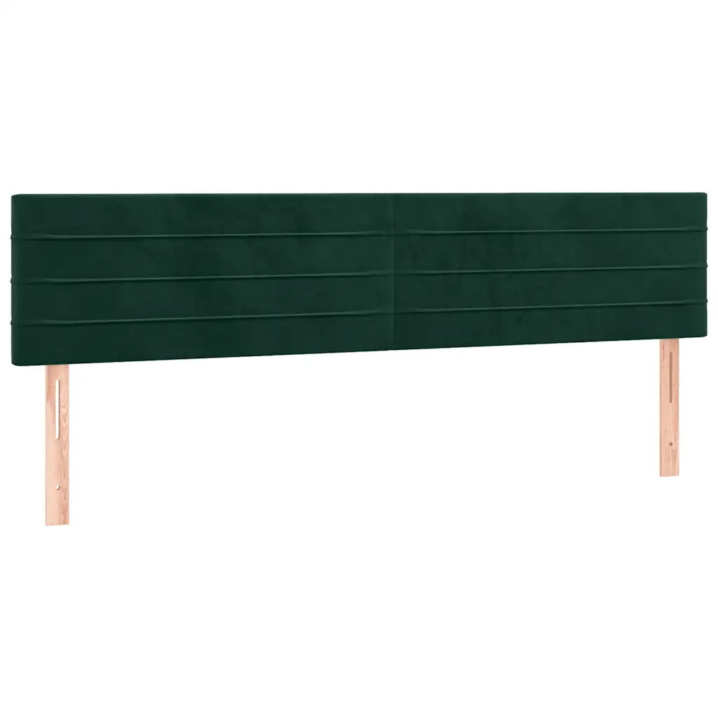 Letto matrimoniale | Letto per adulti | Giroletto senza Materasso Verde Scuro 120x190 cm Velluto