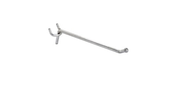 GANCIO PER PANNELLO FORATO TIPO 'SEMPLICE' 15 cm - 100 pezzi