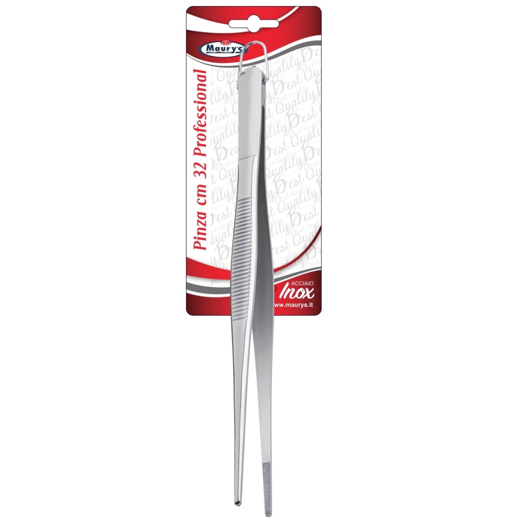 MAURY'S PINZA IN ACCIAIO INOX 32 CM PROFESSIONALE