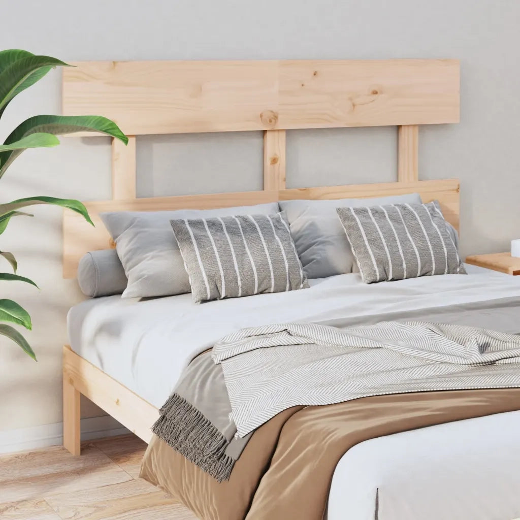 Testiera | Testata per Letto 164x3x81 cm in Legno Massello di Pino