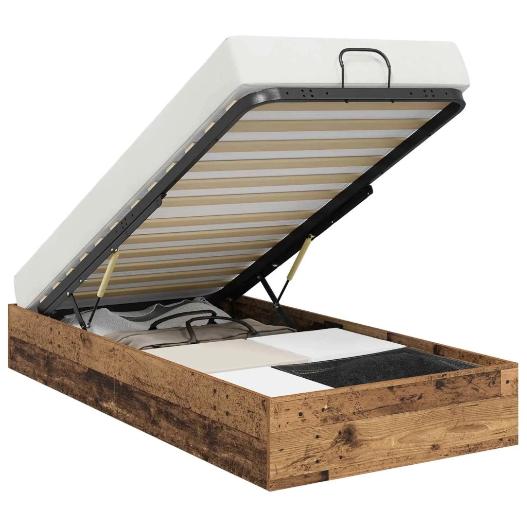 Letto ottomano Legno vecchio 193 x 120 x 25 cm Truciolare