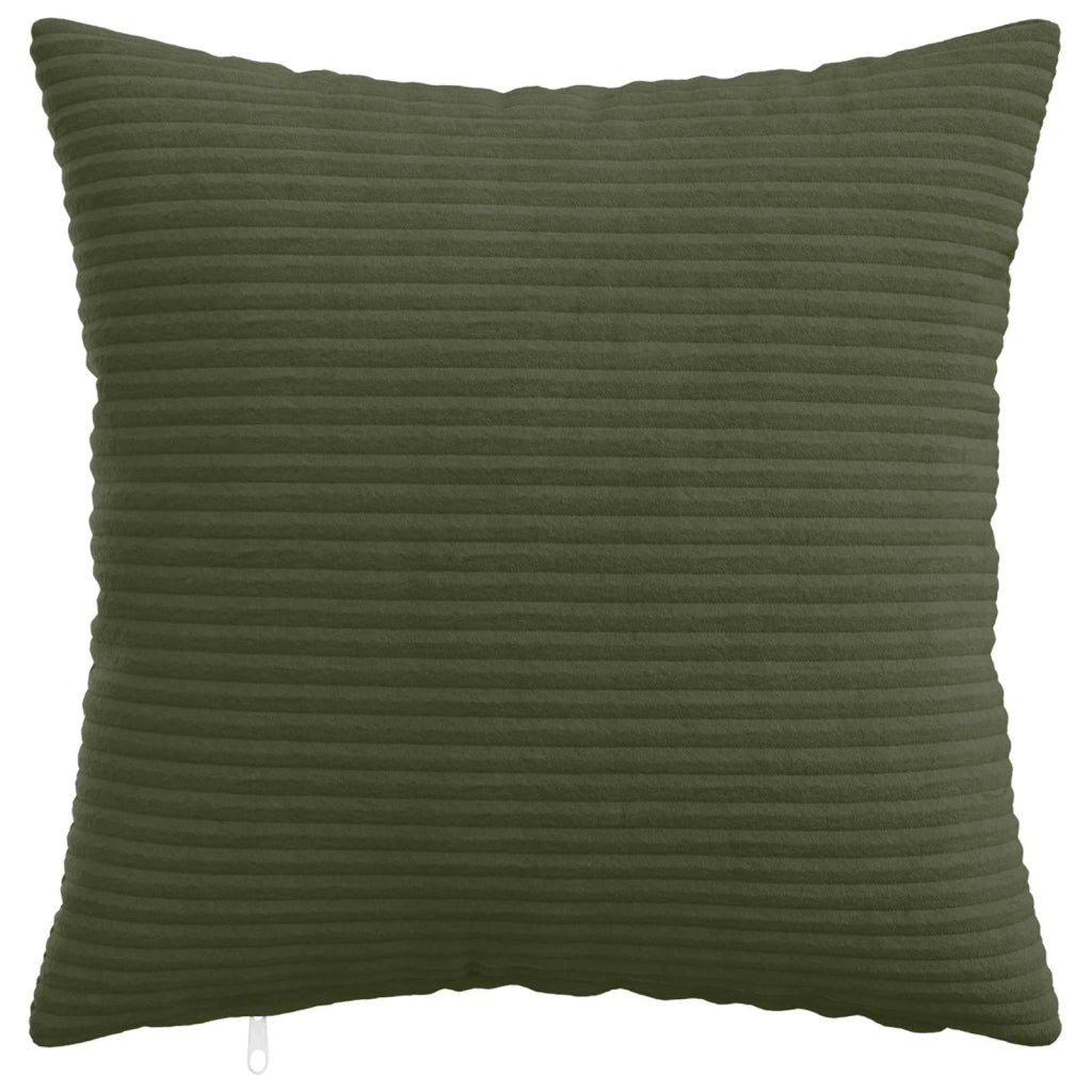 Federa 6 pcs HEERLEN Verde 45 x 45 cm corduroy 910418