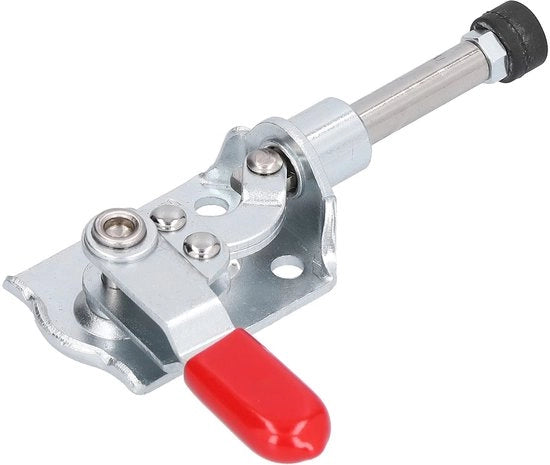 Fermo Velcro Rapido - Serratura di Rilascio Rapido - Capacità di Carico 40 kg - Grigio - Polimero e Acciaio Inox - Ideale per Fai da Te - Manuale