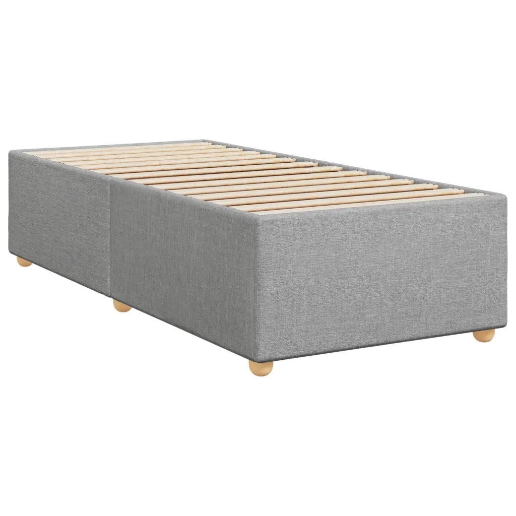 Giroletto senza Materasso Grigio Chiaro 80x200 cm Tessuto 3284687