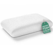 Cuscino Guanciale Suprem Memory Foam Lavabile Altezza 15 cm Tessuto Traspirante Bianco