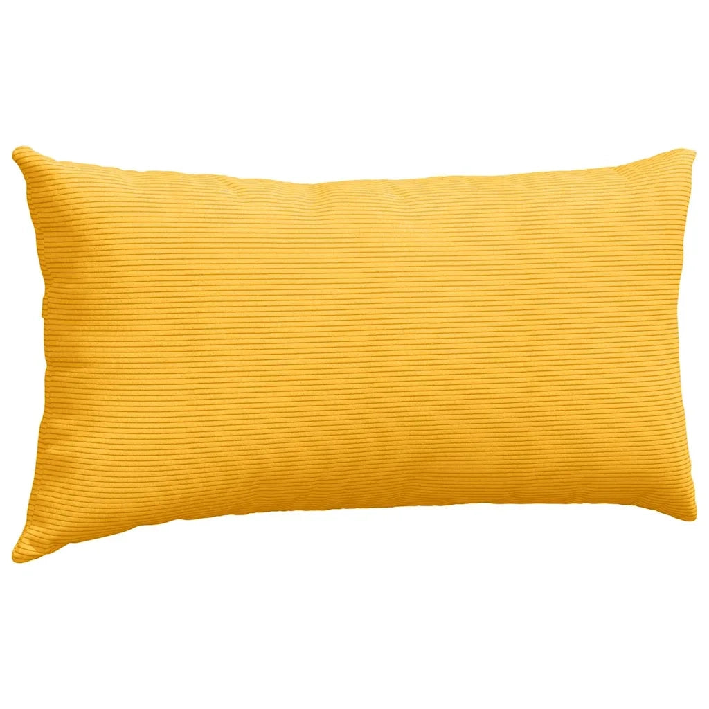 Cuscini da Divano 2 pz | Cuscini per sedie Giallo Chiaro 80 x 40 cm