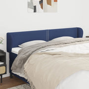 Testiera ad Orecchio Blu 203x23x78/88cm in Tessuto 3117032