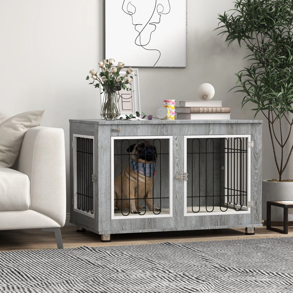 Cuccia per cani lavabile con cuscino ¨C zephmum ¨C 90x58x65 cm grigio