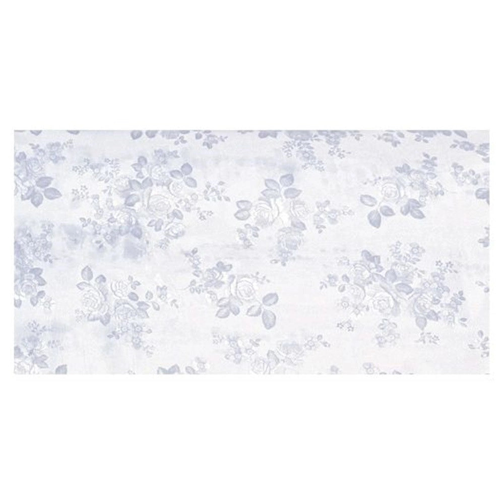 Trade Shop - Rotolo Pellicola Per Finestre Decorativa Motivo Floreale 2d 45cmx2mt Adesiva Vetro 10102 -