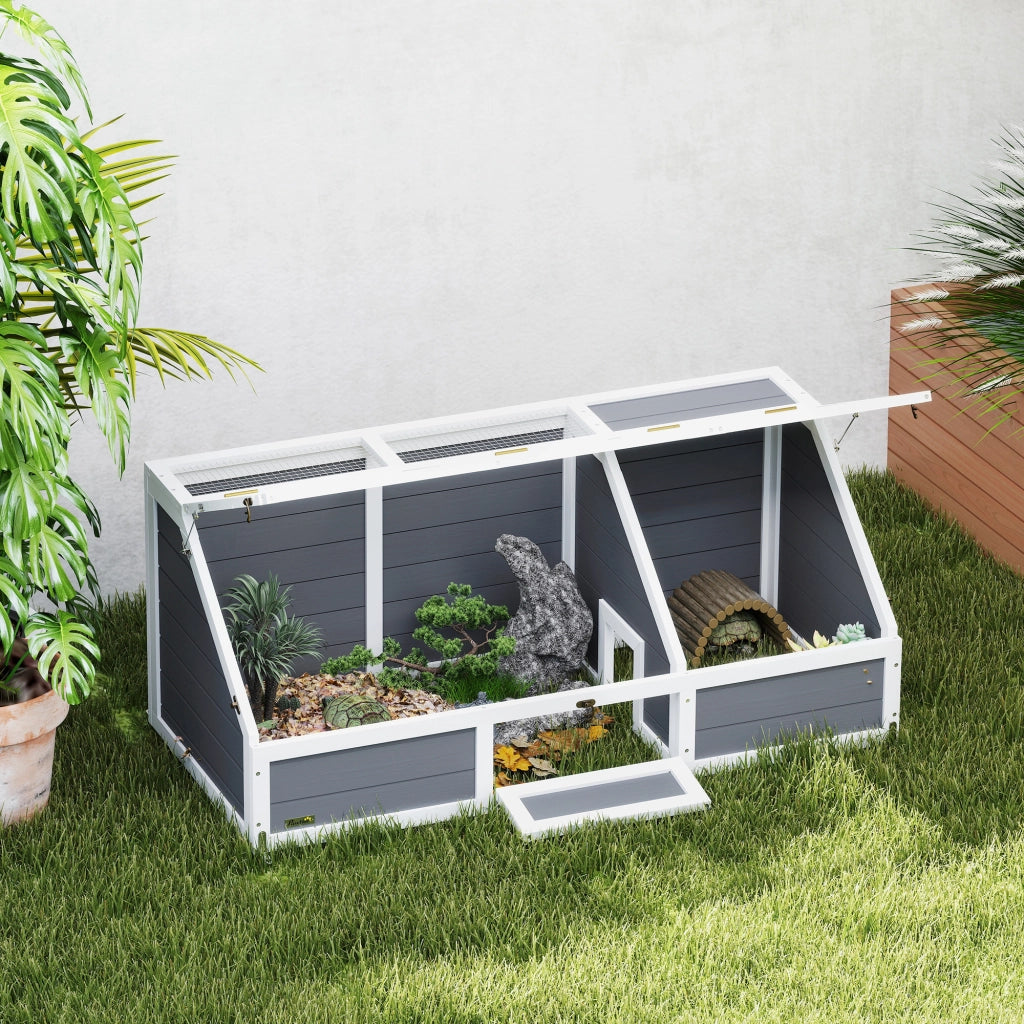Recinto per Tartarughe ¨C Minimal ¨C Grigio Chiaro 80x40x30