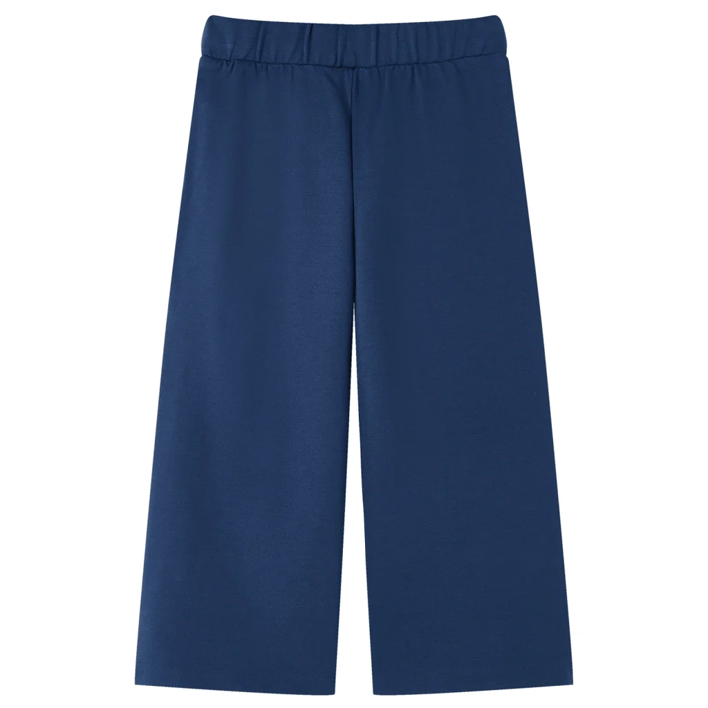 Pantaloni per Bambini a Gamba Larga Blu Marino 140 CFW3978173