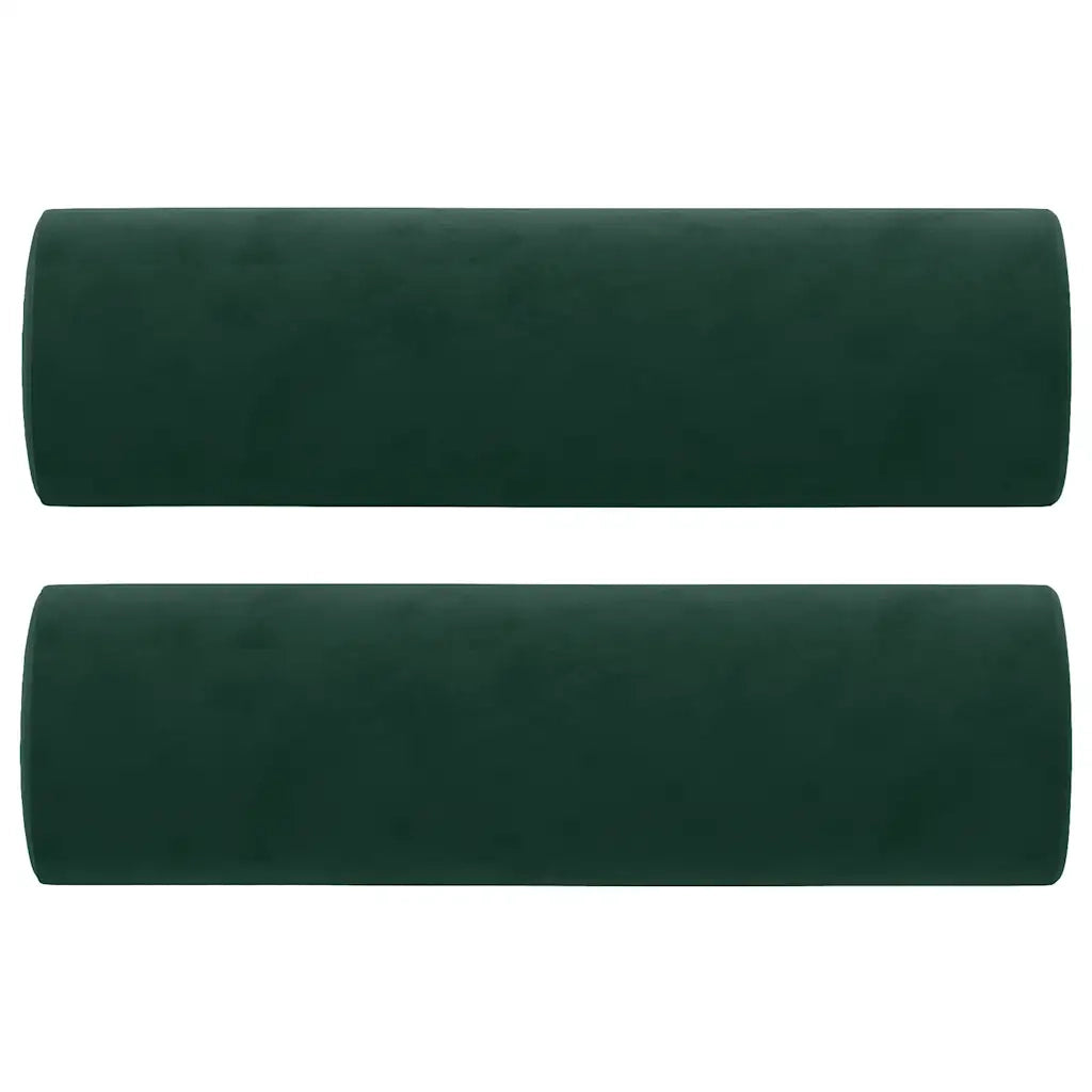 Divano a 2 Posti con Cuscini-Sofa 2 Posti con Cuscini Verde Scuro 140 cm in Velluto 969336