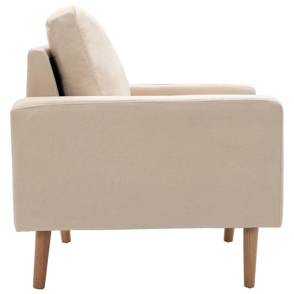 Poltrona Crema in Tessuto 288696