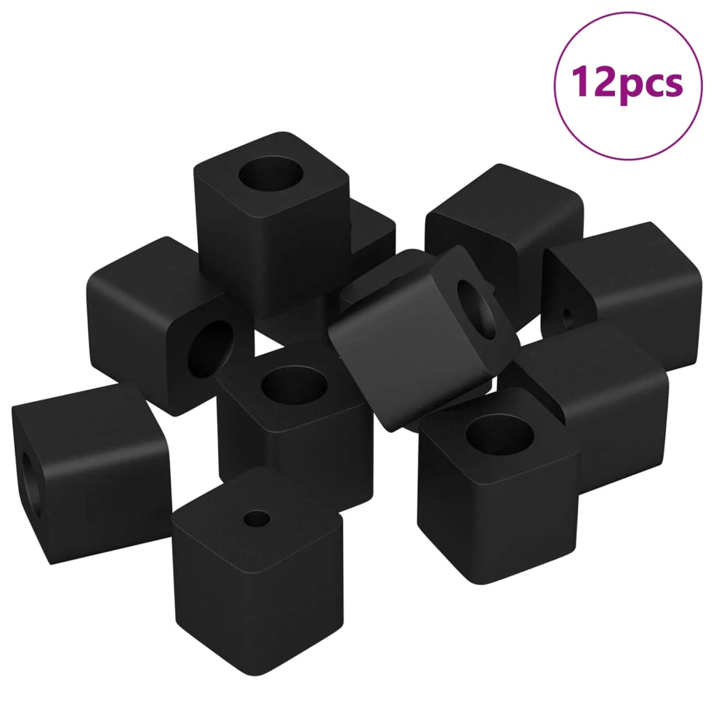 Supporto per cassetto 12 pz Nero 15 x 15 x 15mm CFW7046377