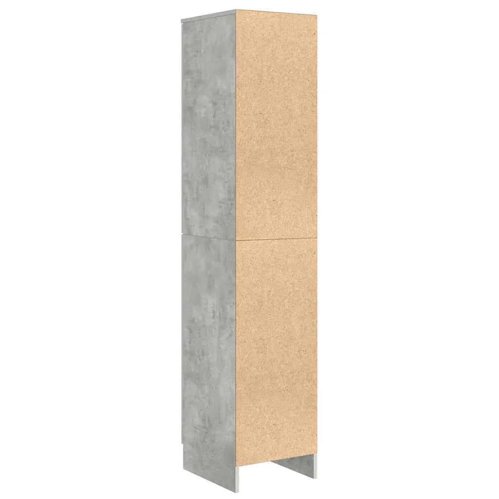 Credenza Grigio cemento 35 x 39 x 168 cm 869333