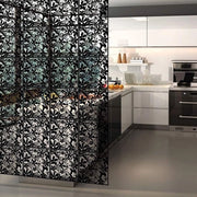 Divise per stanze in PVC - sicuro - 24 pezzi - nero - 40 x 40 cm