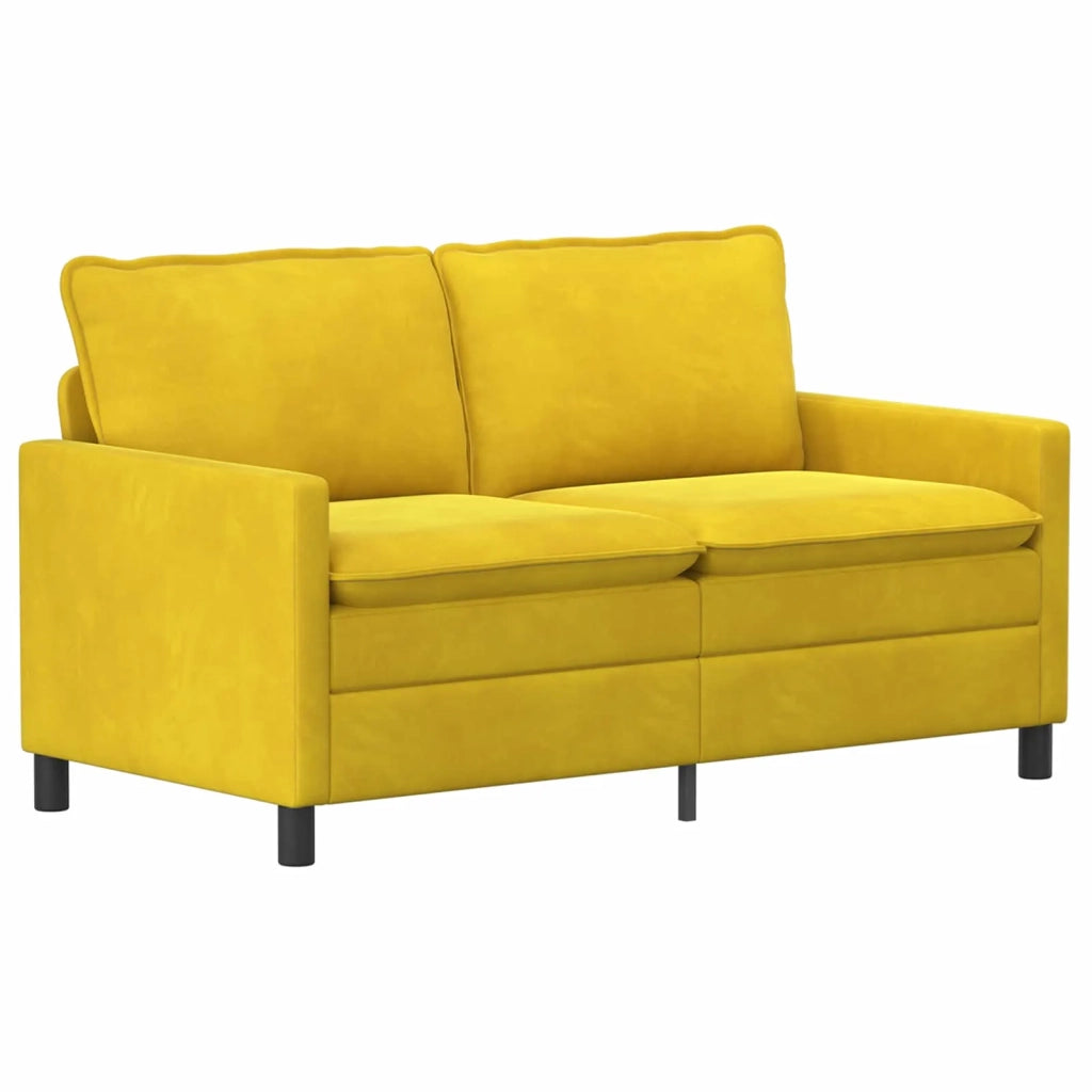 Set di divani 2 pcs Giallo Velluto 3417073