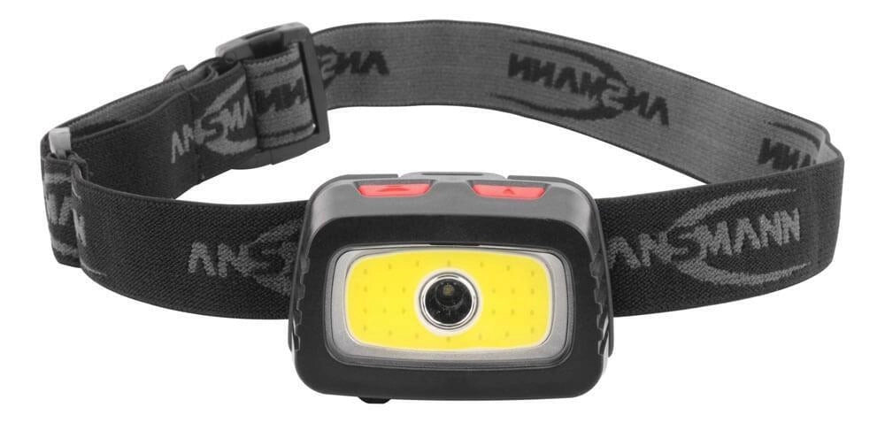 Ansmann HD200B Torcia a Fascia LED 200 lm 3 W IP44 autonomia 17 h 3x AAA colore Nero Grigio