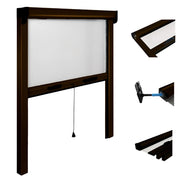 ZANZARIERA IRS OPERA 80X160 CM VERTICALE MARRONE
