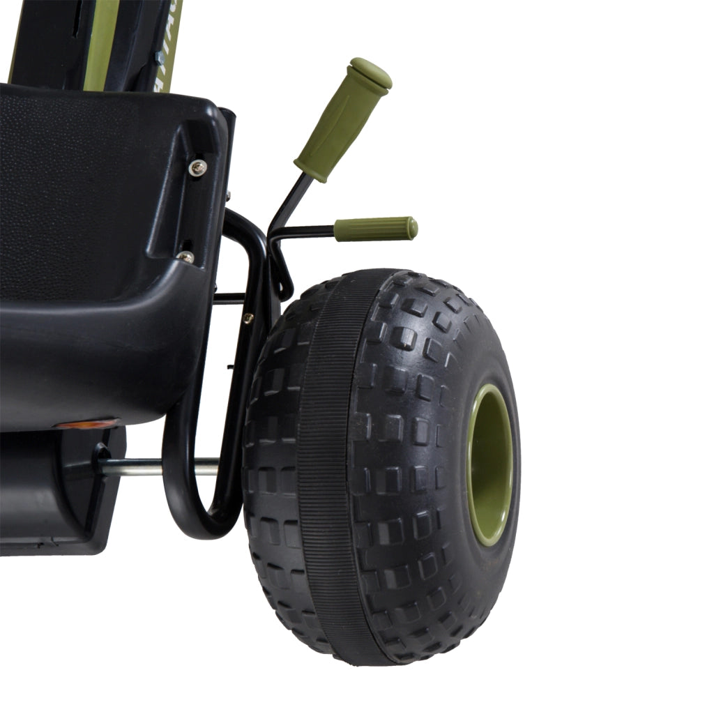 Go Kart Pedali per Bambini ¨C Zephmum ¨C Nero e Verde 99x65x56cm