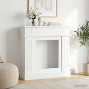 Cornice per camino Bianco 102 x 26 x 100 cm 8006642