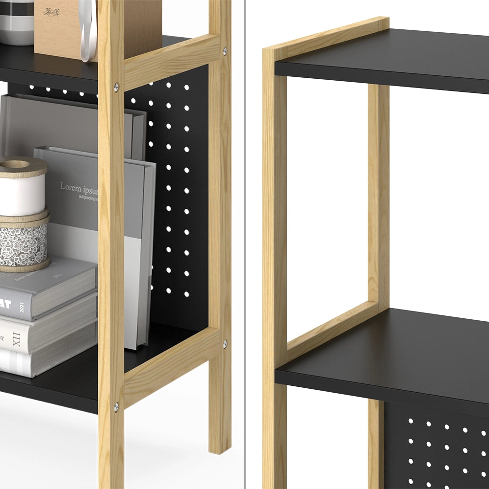Vicco Scaffale in piedi Nero 63 x 120 cm