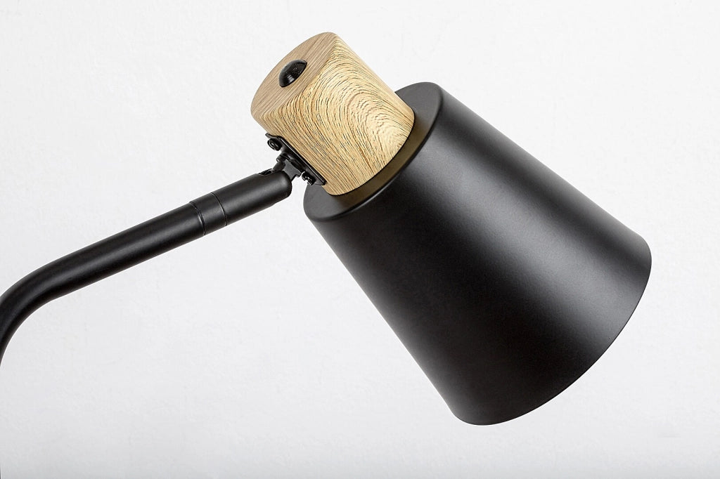 Lampada da terra industriale nera E27 40W Azim Rabalux