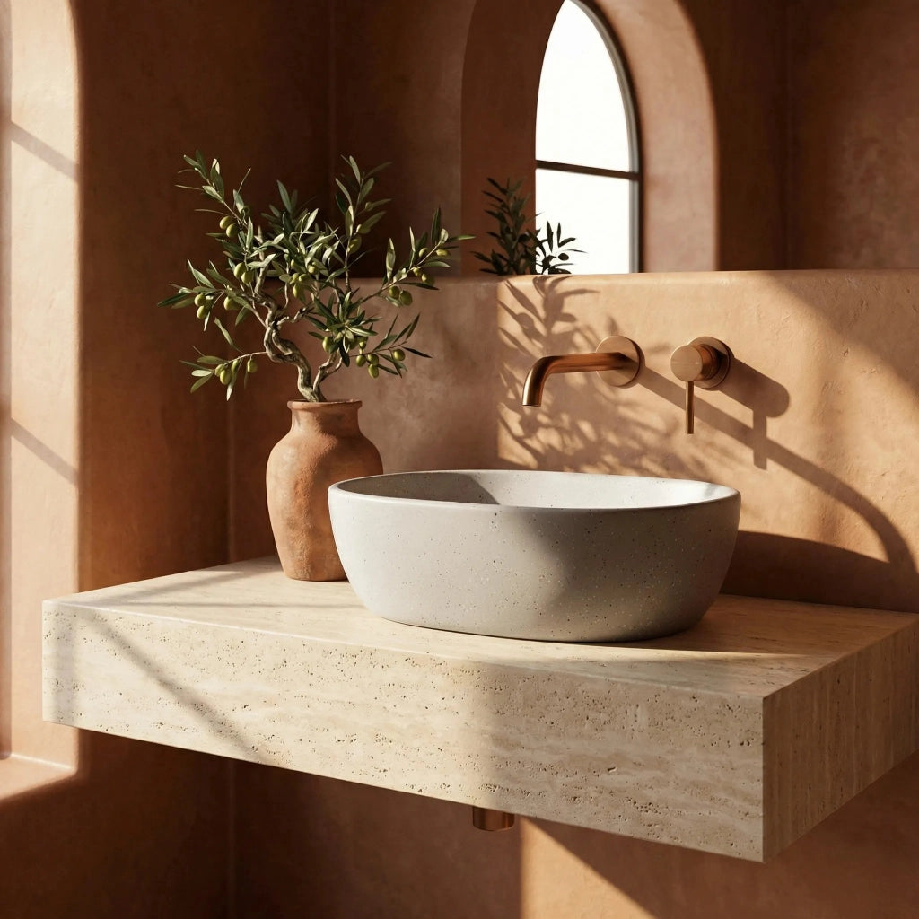 Lavabo Da Appoggio Rea Amelia Sandy