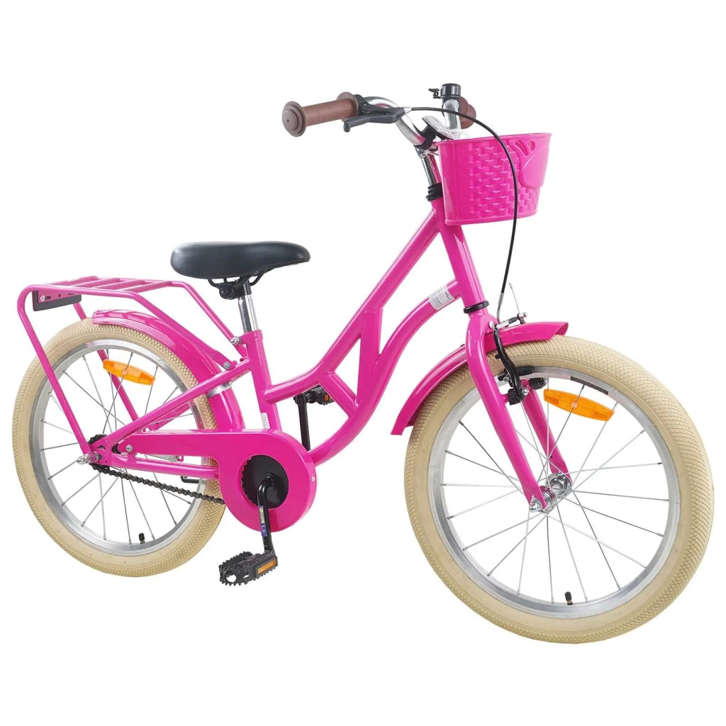 Bicicletta per Bambini 24 Pollici per 8-12 anni Rosa scuro