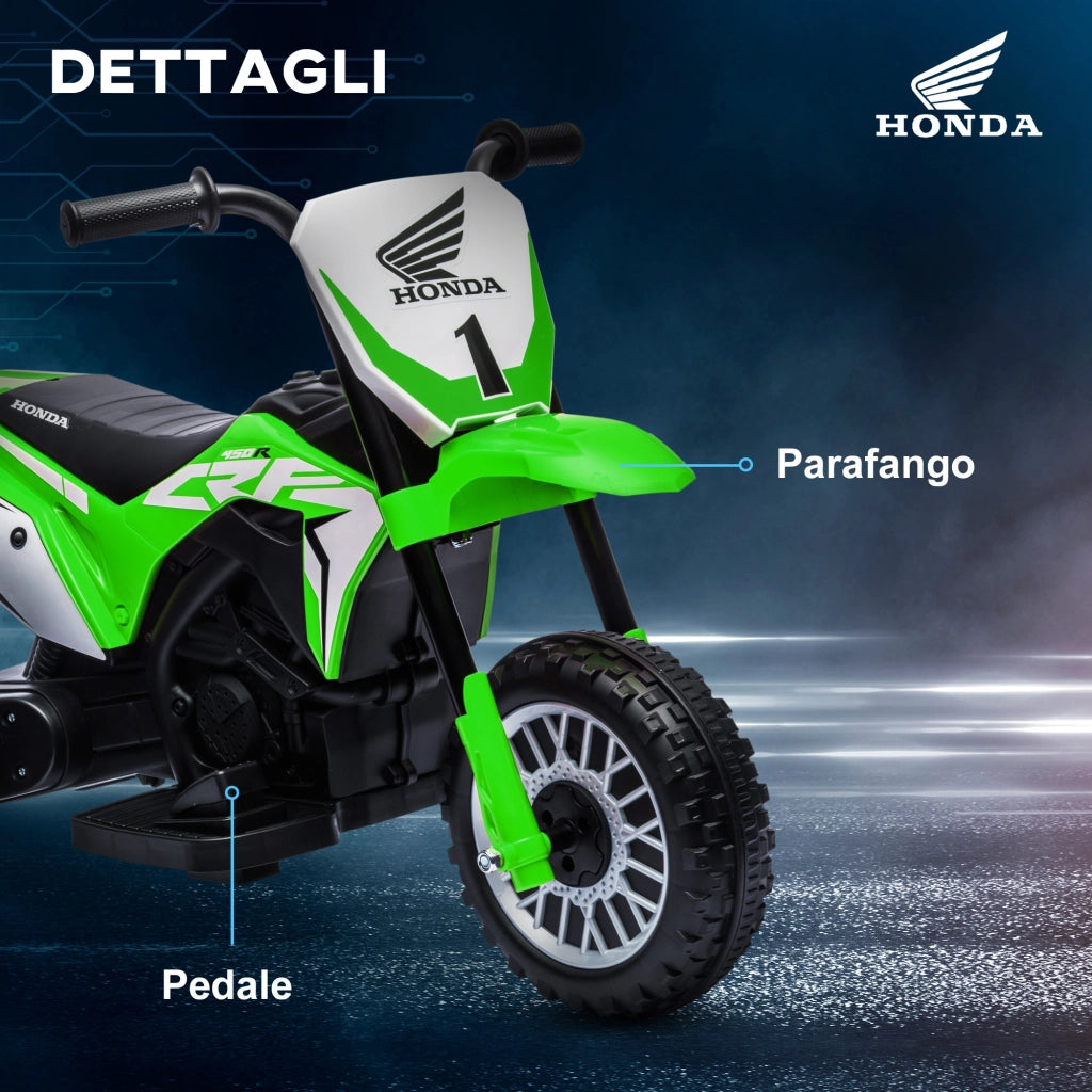 Moto Elettrica per Bambini ¨C Minimal ¨C Verde, 18-36 Mesi