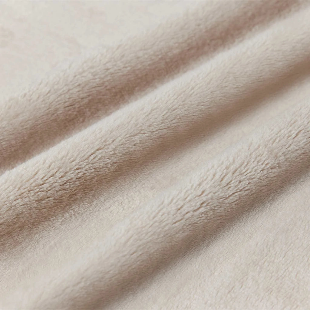 Coperta Beige 220 x 240 cm Panno 42016759